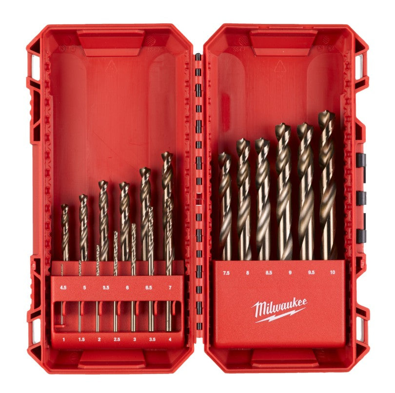 Brocas para metal RED COBALT HSS-G Co - DIN 338 (19BR)| Milwaukee