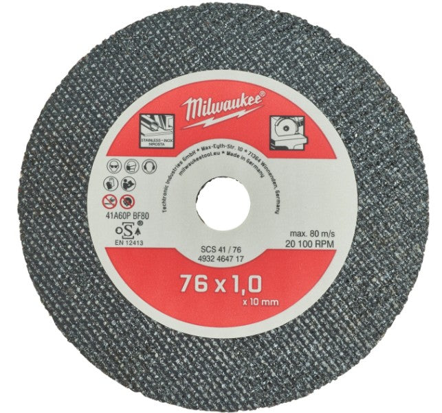 Discos finos para corte de metal PRO+ 76mm 5 unds| Milwaukee