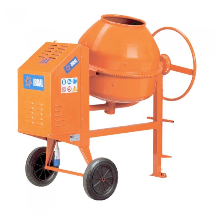 Hormigonera 160 Motor eléctrico 0.75 HP | Irbal