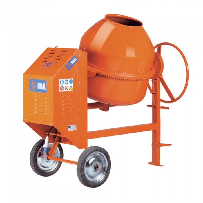 Hormigonera 260 Motor eléctrico 1.5HP | Irbal