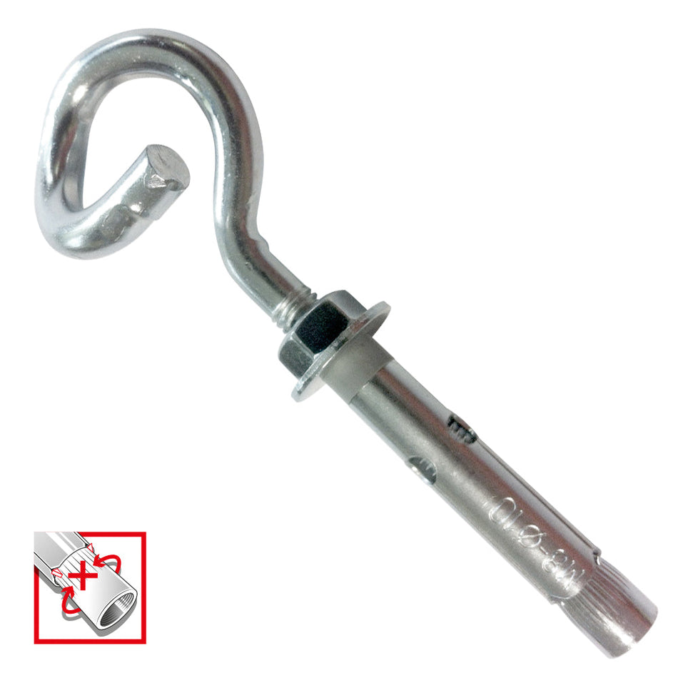 Anclaje tornillo cochinillo (rabo de cerdo) (x100unds)
