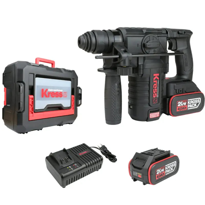 Martillo 4F Brushless 2,2J 20V 2bat 4Ah