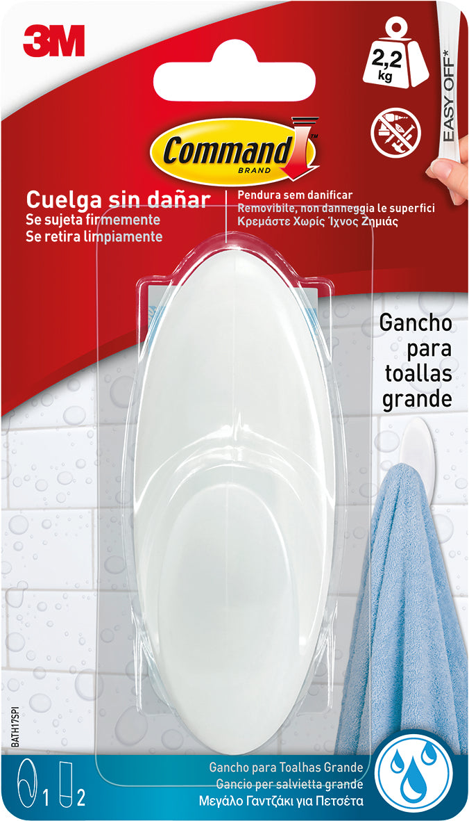 GANCHO COMMAND BATH17 (12 pcs)