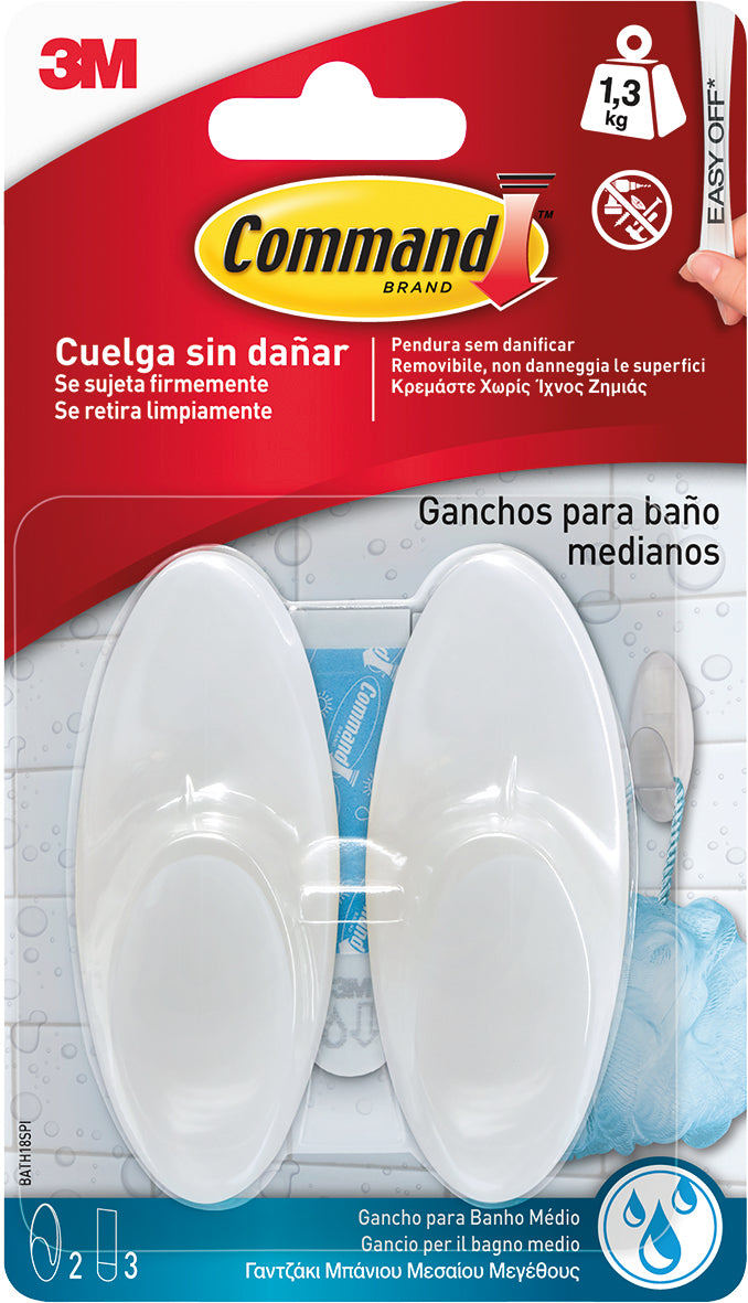 GANCHO COMMAND BATH18 (12 pcs)