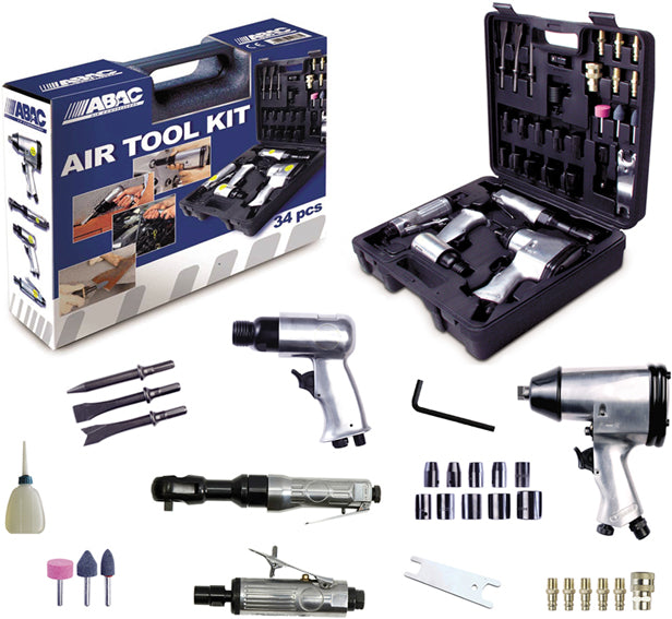 KIT HERRAMIENTAS NEUMÁTICAS AIR TOOL KIT 34