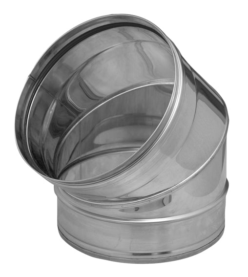 CODO SW PELLET INOX 316L 45º C/JUNTA