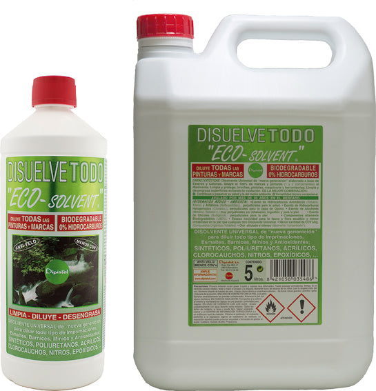 DISOLVENTE ECO-SOLVENT (ENVASE PLÁSTICO) (12 pcs)