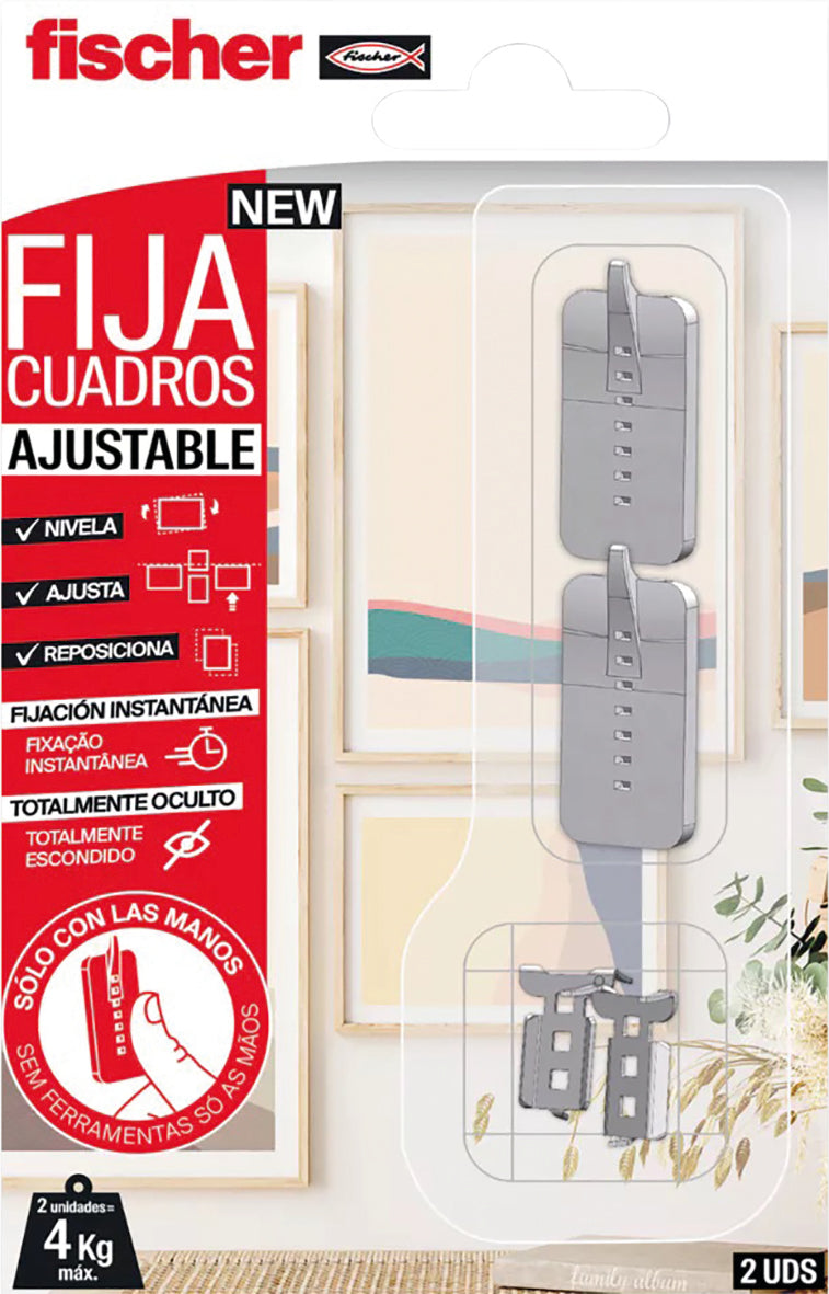 FIJA CUADROS AJUSTABLE (10 pcs)