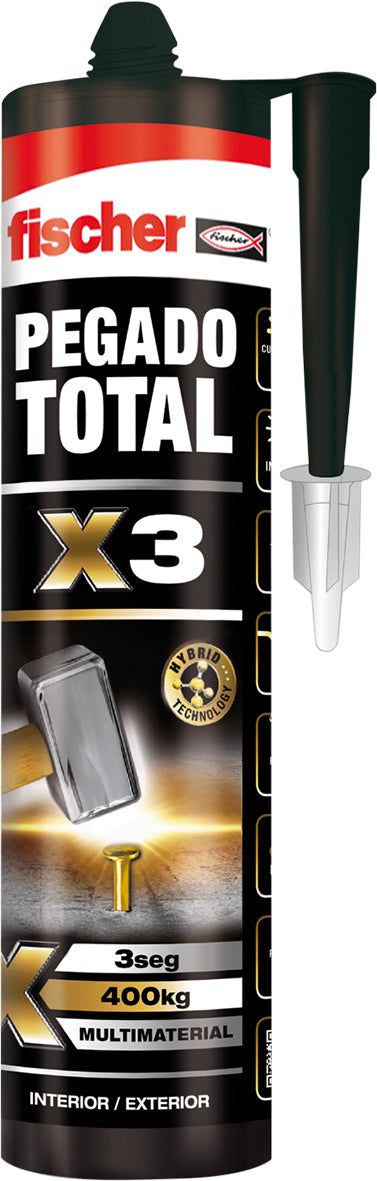 ADHESIVO DE MONTAJE PEGADO TOTAL X3 (12 pcs)