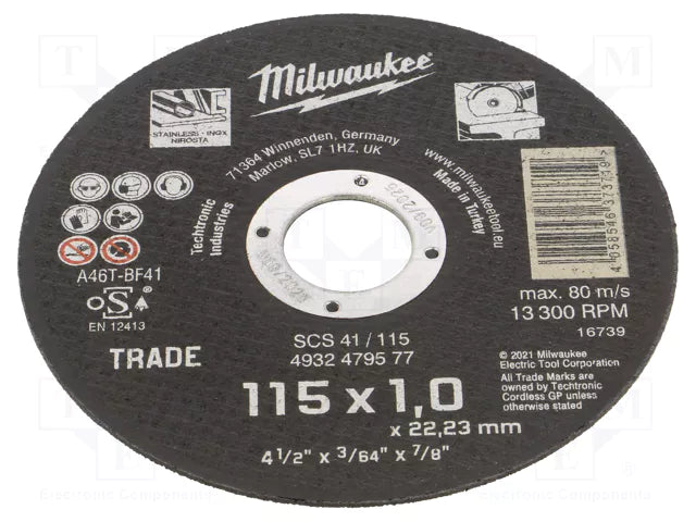 Amoladora angular, 125mm con RAPIDSTOP M18 FSAG125XB| Milwaukee