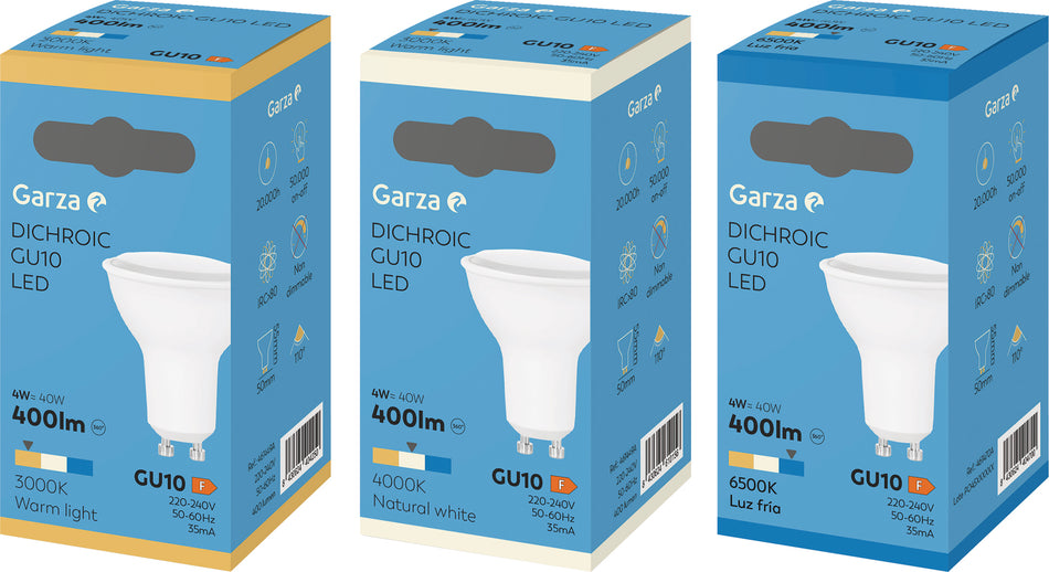 BOMBILLA LED GU10/4W (10 pcs)