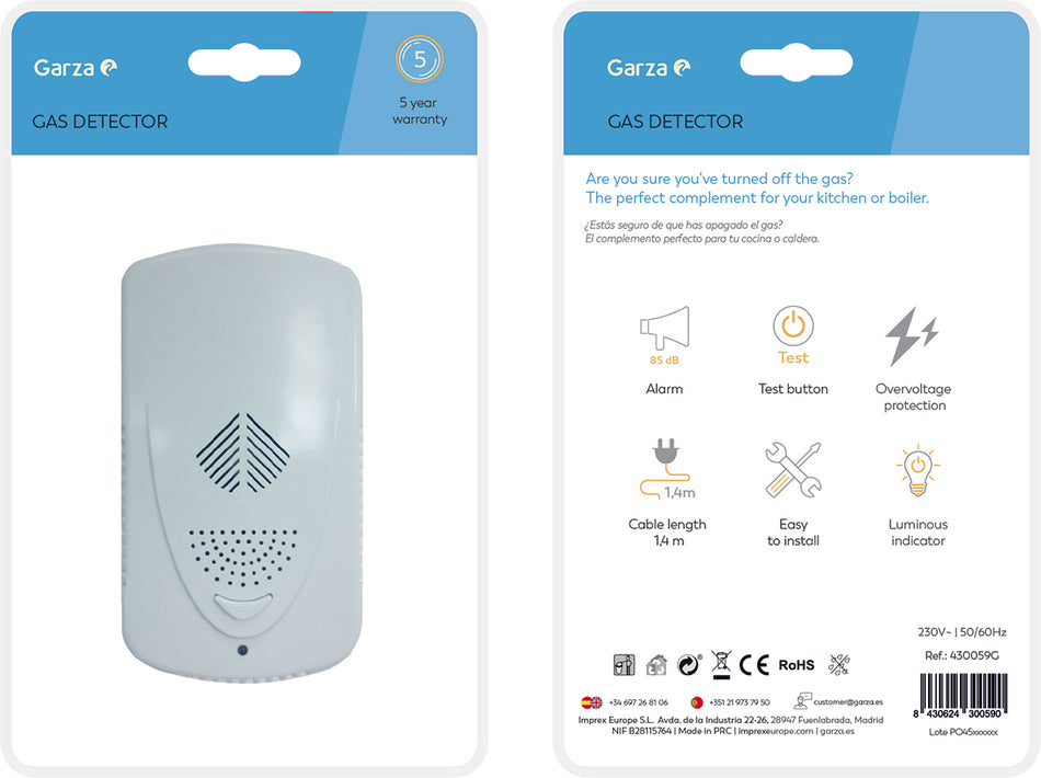 DETECTOR GAS 430059G