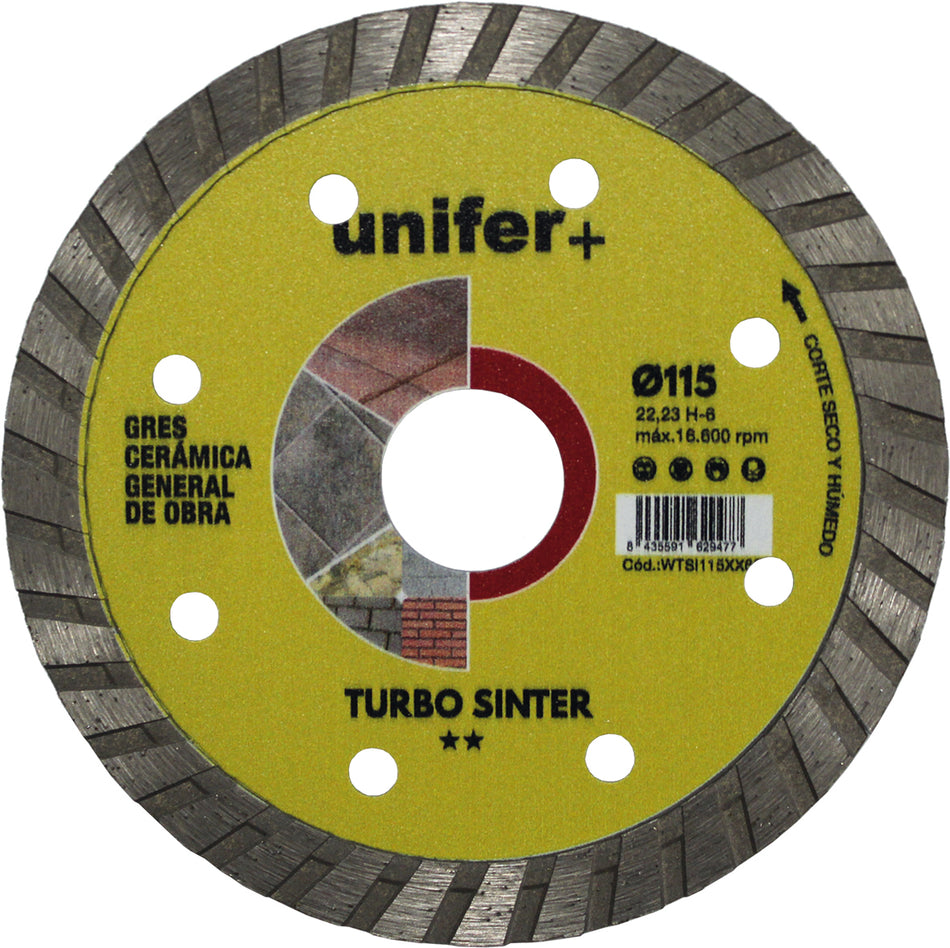 DISCO DIAMANTE TURBO SINTER