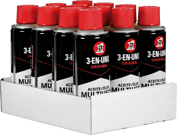 ACEITE SPRAY MULTIUSOS 3-EN-UNO (12 pcs)