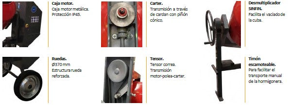 Hormigonera profesional Camac HD.