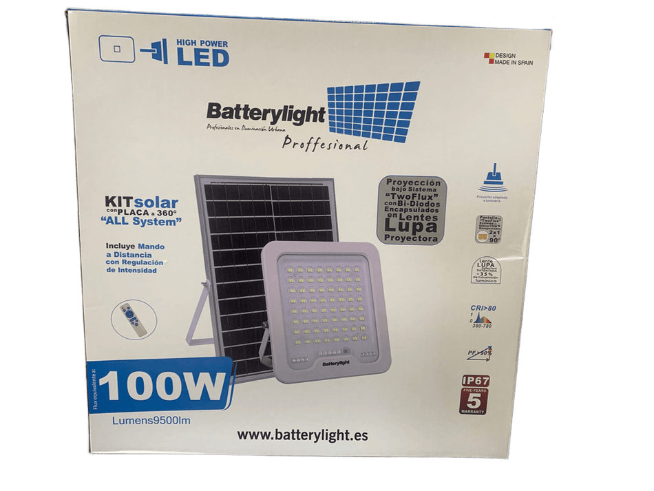 Proyector profesional solar-fria | Batterylight