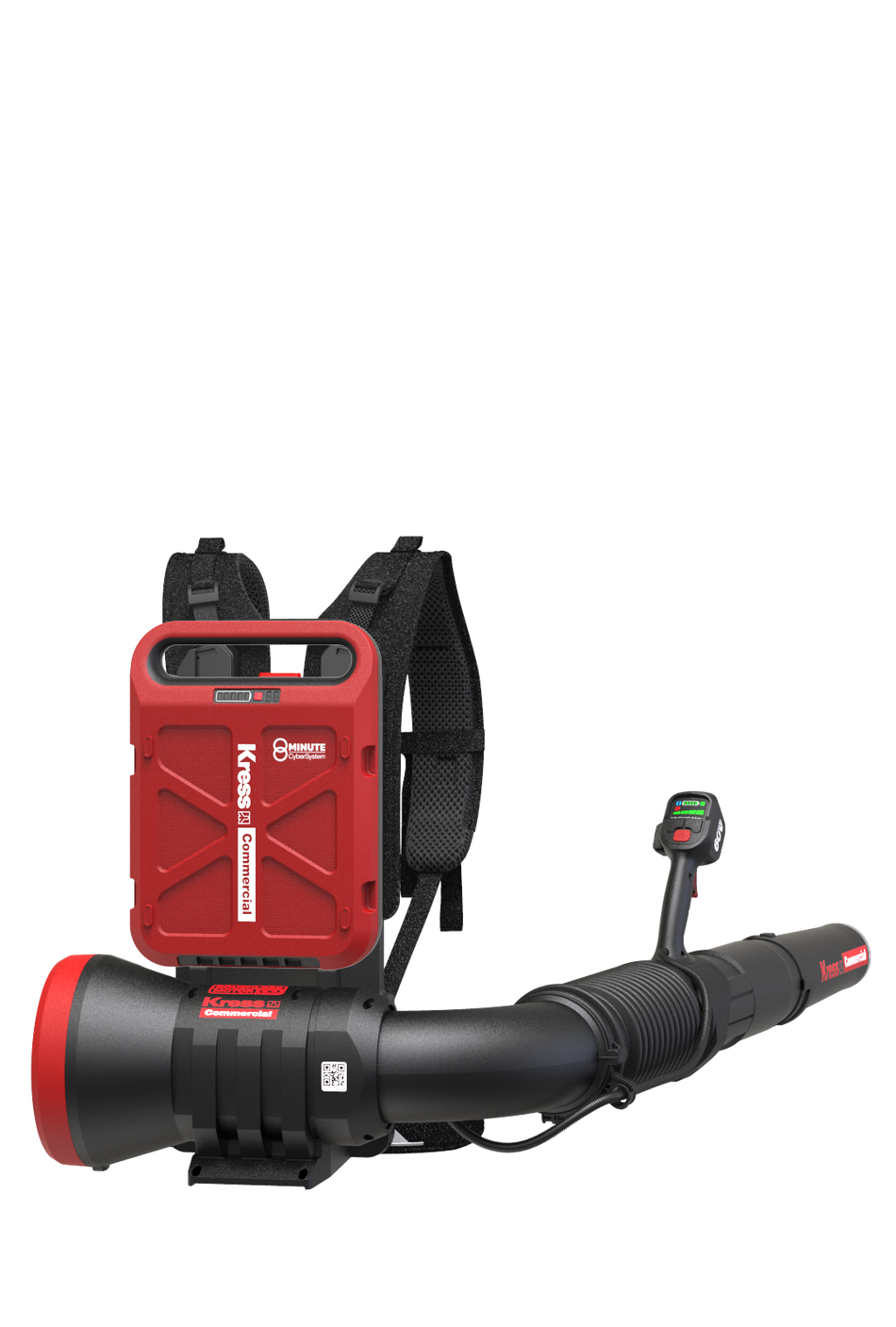 Soplador de hojas profesional Kress 60V mochila KC500.9