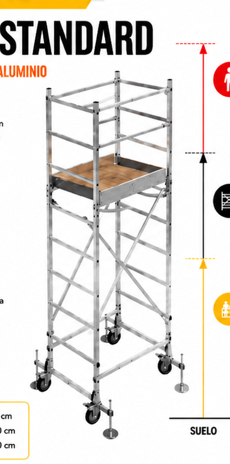 Alumito Standard, andamio profesional de aluminio
