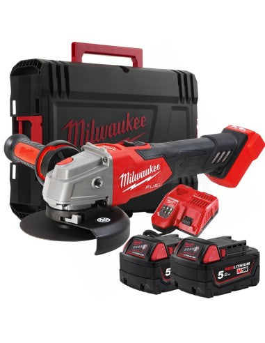 Amoladora angular, 125mm con RAPIDSTOP M18 FSAG125XB| Milwaukee