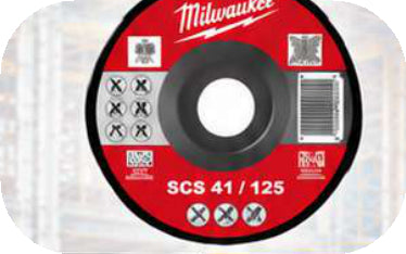 Disco de corte fino PRO+ SCS41 125mm completo Milwaukee