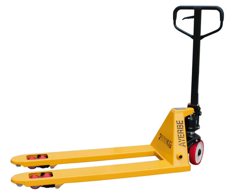 Transpaleta manual 2500kg ruedas PU Ayerbe