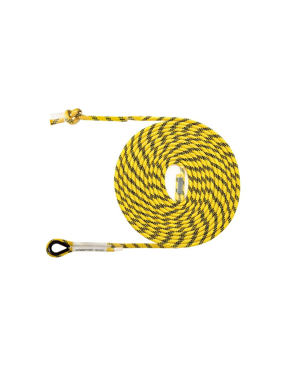 LINEA VIDA 20MT SIN MOSQUETONES CUERDA 12MM| Safetop