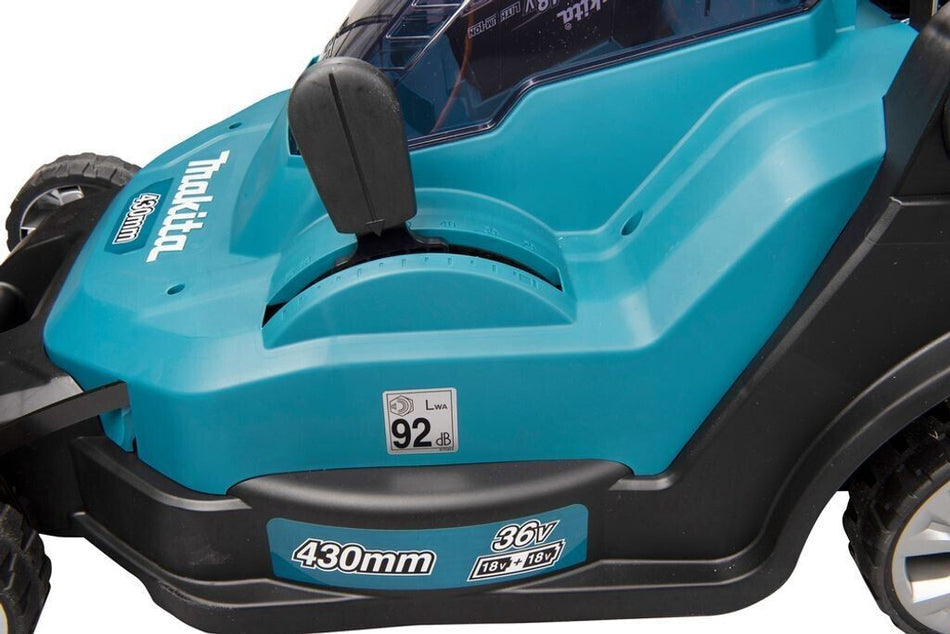 Cortacesped 18Vx2 5,0 Ah LXT 43 cm DLM432CT2 | Makita