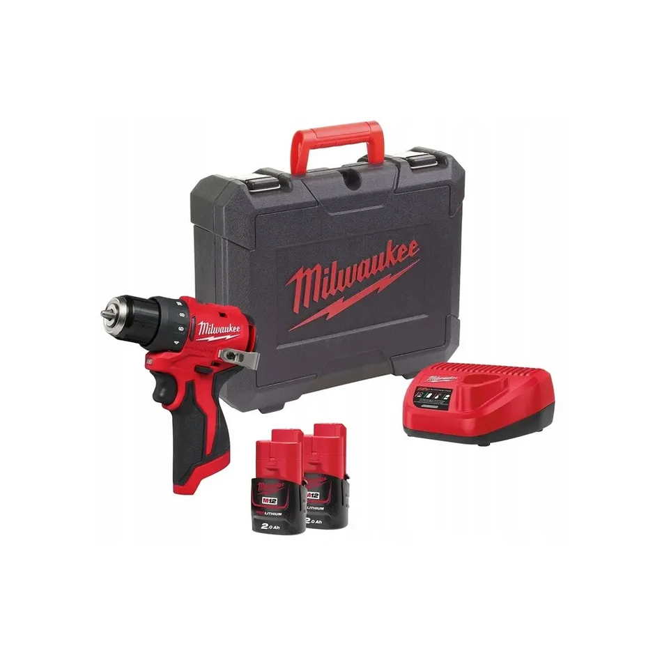 Taladro percutor compacto sin escobillas M12 BLPDRC-202C| Milwaukee