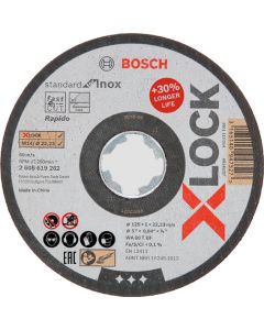 DISCO X-LOCK STAND.INOX 115X1MM LATA 10