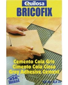 BRICOFIX CEMENTO COLA T088104-1,5KG GRIS